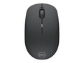 Dell WM126 - Mouse - optical - 3 buttons - wireless - RF - USizeB wireless receiver - black - for Chromebook 3100 2-in-1; Inspiron 3195 2-in-1, 34XX, 35XX, 37XX, 5490, 7790; Vostro 3671