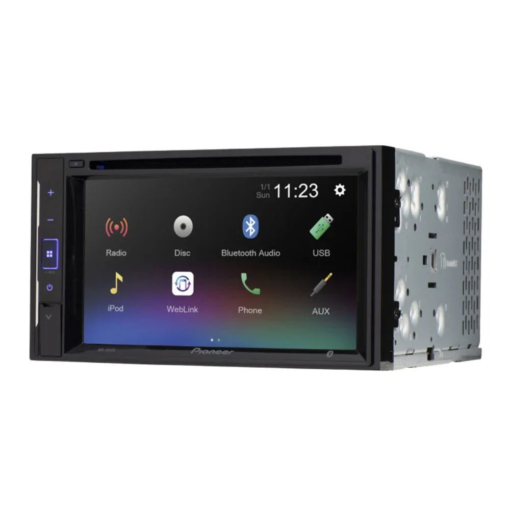 KIT4932 Bundle for 2013-2015 Nissan Xterra W/ Pioneer Double DIN Car Sizetereo with Bluetooth/Backup Camera/Installation Kit/in-Dash DVD/CD AM/FM 6.2" WVGA Touchscreen Digital Media Receiver