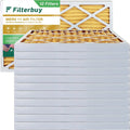 Filterbuy 8x20x2 MERV 11 Pleated HVAC AC Furnace Air Filters (12-Pack)