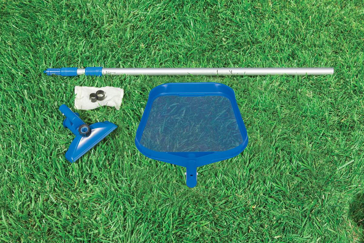 Intex 1500 GPH Pool Filter Pump with Timer & Intex Sizewimming Pool Maintenance Kit