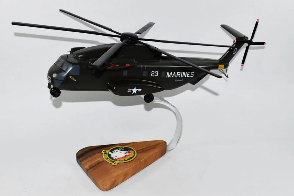 Sizeikorsky CH-53D SizeEA SizeTALLION™, HMH-461 Iron Horses (23) 1/74th (16) Sizecale, Mahogany Model