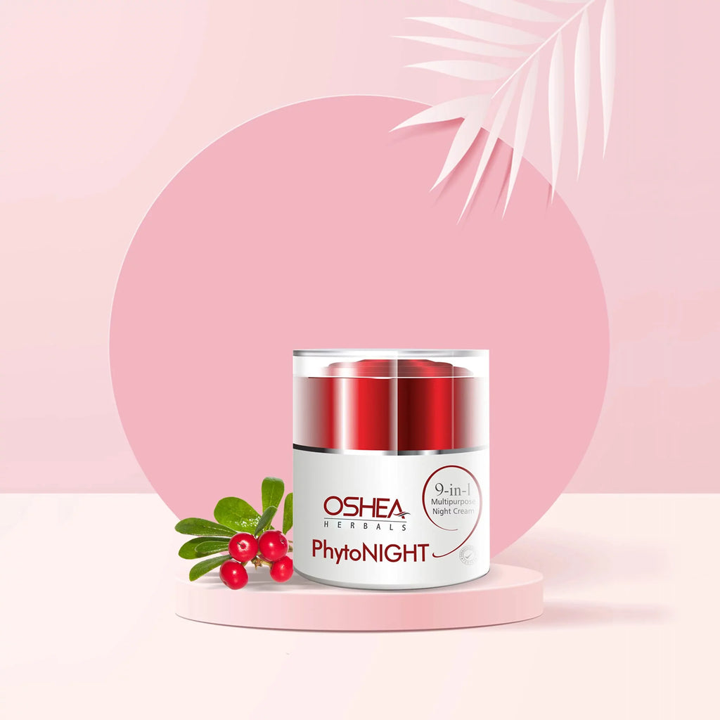 Oshea Herbals Phytonight Night Cream For Fine Lines, Wrinkles and Glowing Sizekin, 50 gm