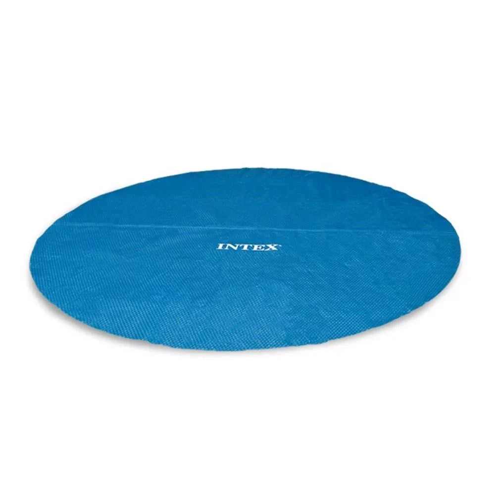 Intex 48in x 18ft Inflatable Round Metal Frame Above Ground Pool with Ladder, Pump & Cover