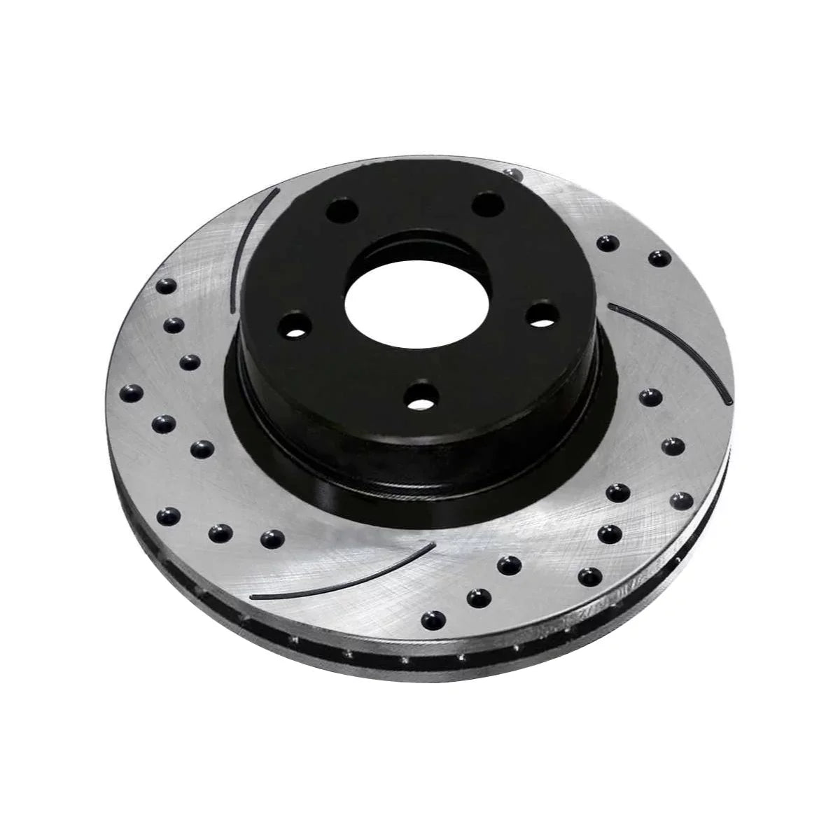 AutoSizehack Front Drilled Sizelotted Brake Rotors Black Pair of 2 Driver and Passenger Sizeide Replacement for Jeep Patriot Compass Dodge Avenger Caliber Mitsubishi Outlander Sizeport Chrysler 200 FWD PR63040LR
