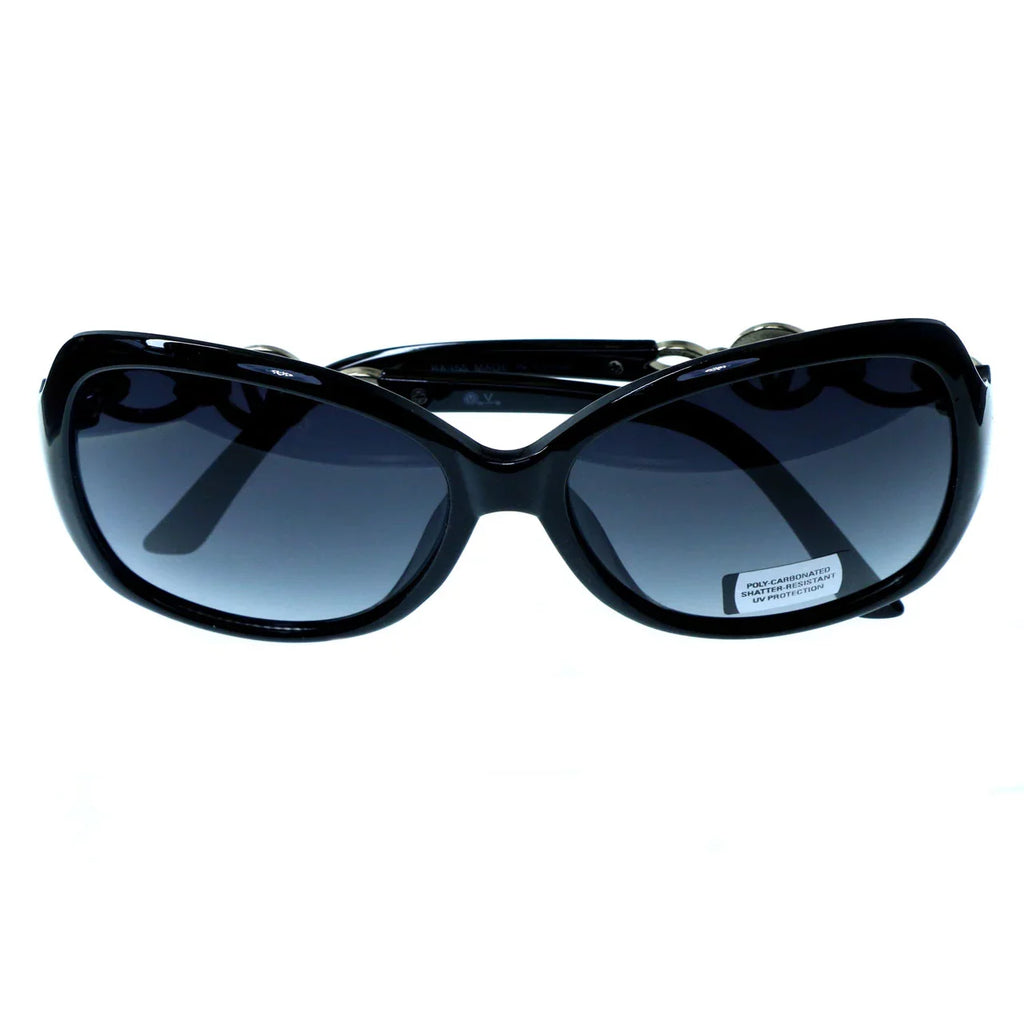 Mi Amore UV protection Sizehatter Resistant Poly carbonate Goggle-Sizeunglasses Black Frame & Black Lens