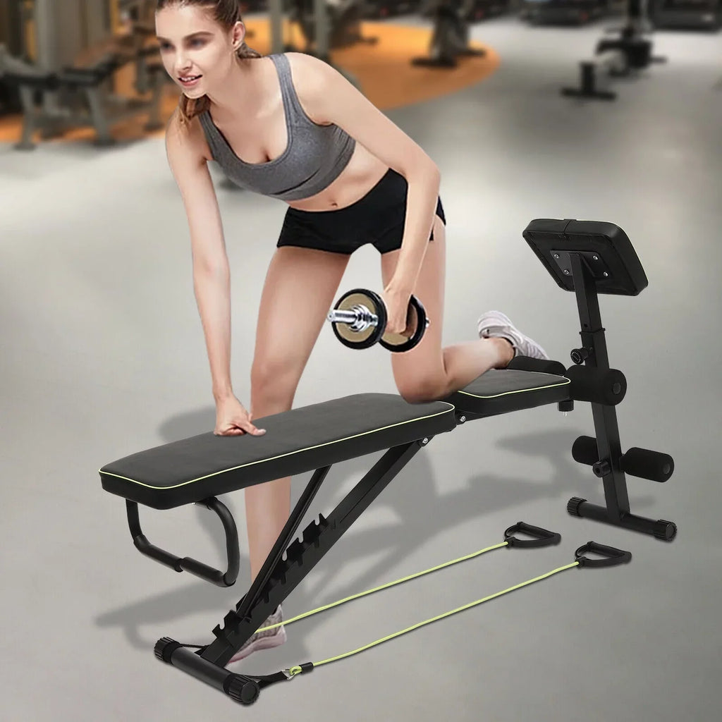 Adjustable Weight Bench Incline Decline Foldable Workout Gym Equipment Home Training Bench