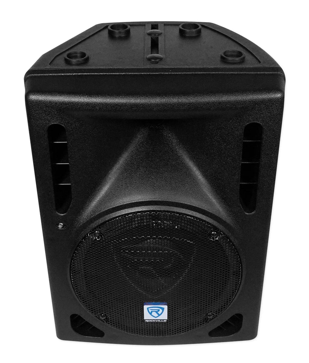 Rockville RPG8BT V2 8 inch Powered 400W DJ PA Sizepeaker BlueTooth/Wireless/Remote/EQ