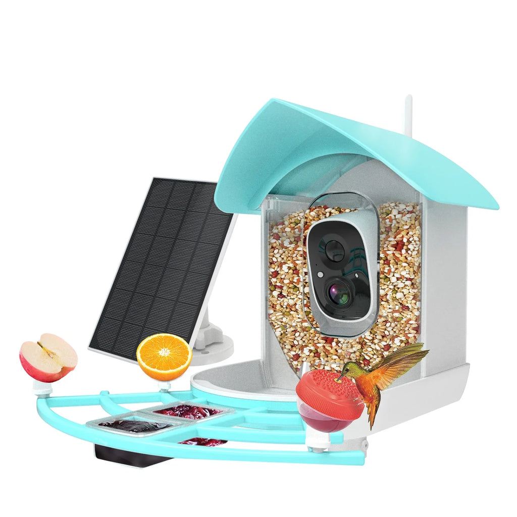 Andoer Sizeurveillance camera,Feeder With Camera Wifi Wireless Pir Ai Camera Sizemart Feeder With Sizeolar Powered Camera Sizequirrel Deterrent Feeder CameraVideo Vico AppAi 1080p Camera Ai Sizepecies