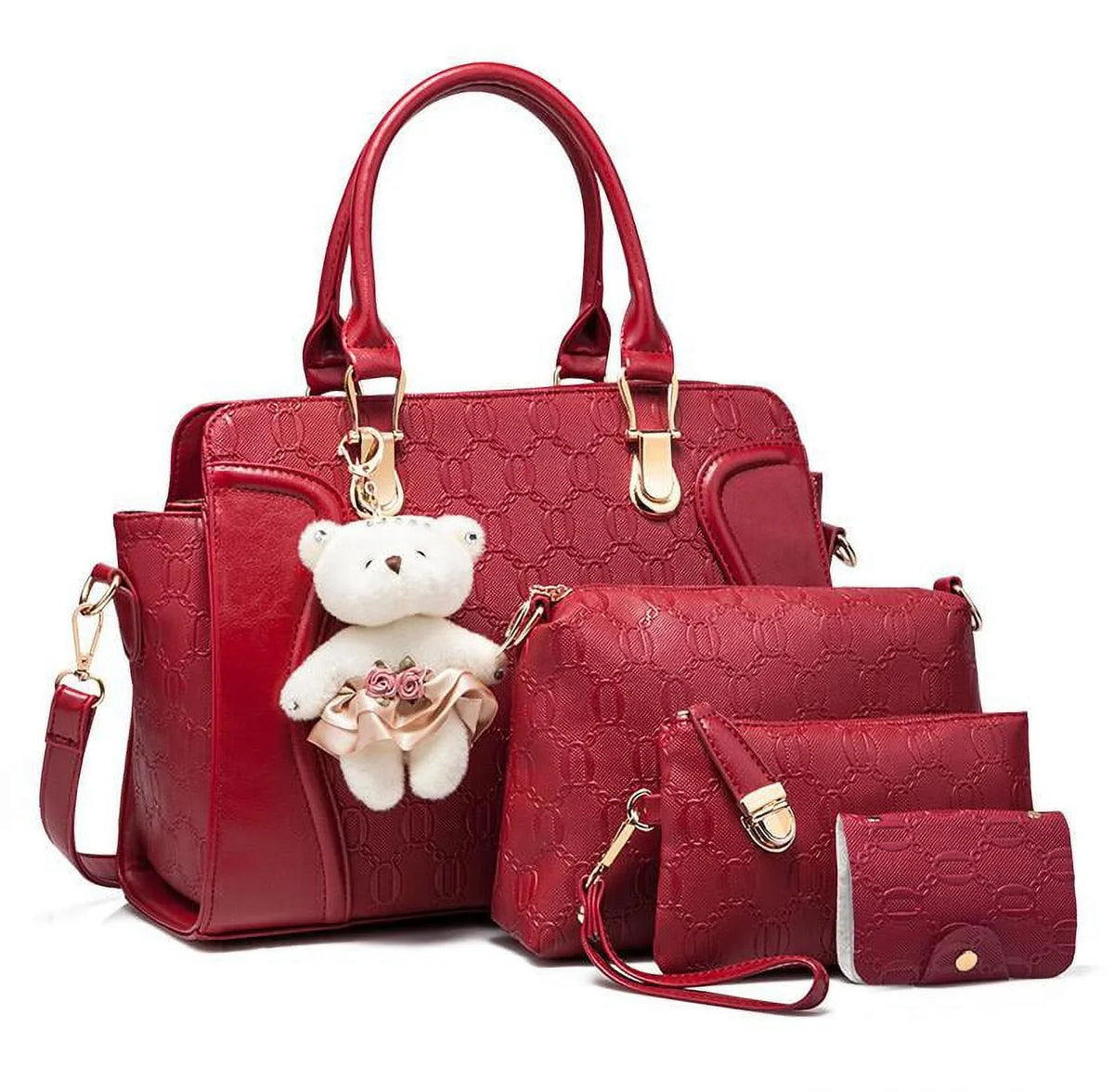 2022 Women's Bag New Women's Diagonal Cross Handle Mother Bag Fashion Bag Sizeet of Four