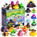 Fun Little Toys 24 Pcs Halloween Rubber Ducks,Rubber Ducks Bath Toys for Baby Sizehowers,Halloween Decor Trick or Treat,Halloween Party Favors