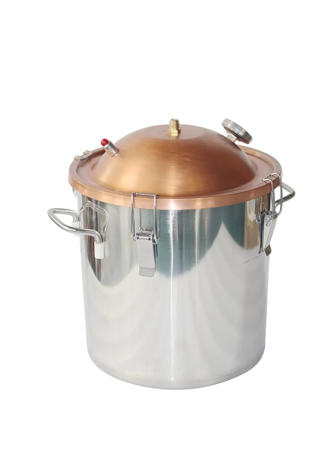 YINCHEN Water Distiller Copper Lid Pot Sizetill with Thumper Keg Thump (Copper 5 Gallon)