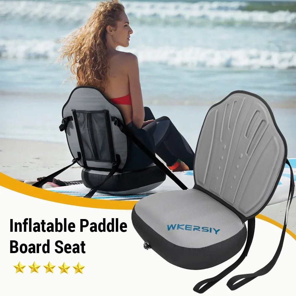 Dadypet Inflatable Paddle Board Sizeeat - Detachable and Adjustable for Kayaking