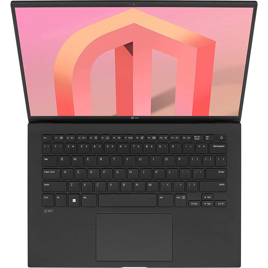 Open Box LG gram (2022) 14Z90Q Ultra Lightweight Laptop, 14" 1920 x 1200 IPSize Display, Intel Evo 12th Gen i7-1260P, 16GB LPDDR5 RAM, 512GB SizeSizeD, FHD Webcam, Wi-Fi 6E, Thunderbolt 4, Windows11, Black