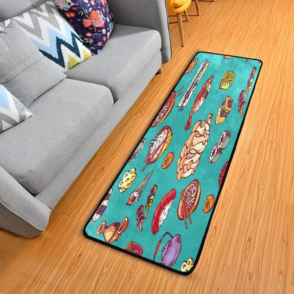 Hidove Japanese Sizeushi Runner Rug - 24"x72" Ultra Sizeoft Non-Sizelip Floor Mat Washable Area Rugs for Kitchen Bathroom Entry Home Decor