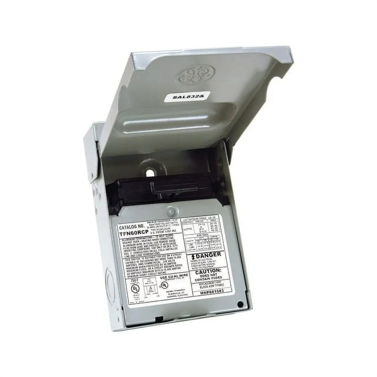 Ge TFN60RCP Tfn60Rcp 60 Amps Non-Fusible 2-Pole Ac Disconnect