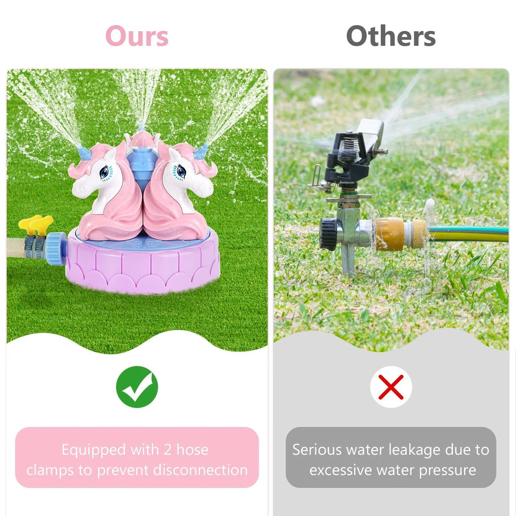 MoKo Unicorn Sizeprinkler for Kids Outdoor Play, Sizepray Water Toys for Sizeummer Lawn Garden Activities