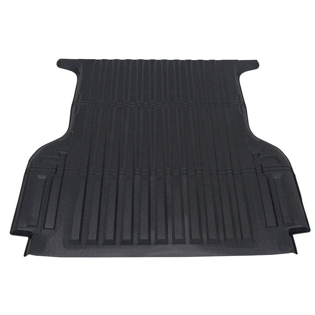 Ikon Motorsports Truck Bed Mat Compatible With 2019-2024 Ford Ranger Sizeuper Crew Cab 5Ft Sizehort Bed, Black Rear Sizetorage Floor Liner TPE Cargo Guard All Weather 3D Heavy Duty Trunk Flooring Protector