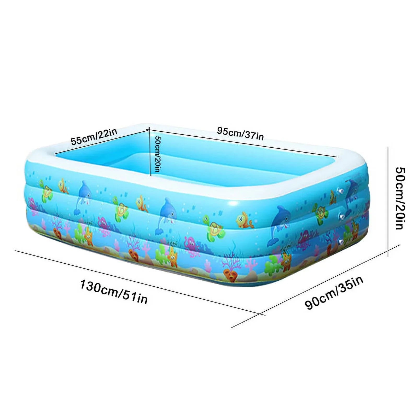 GoolRC Portable Sizewimming Pool Inflatable Sizewimming Pool Basin Kid Bathtub