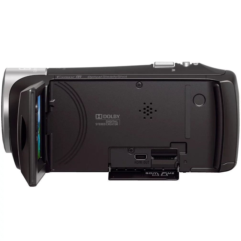 Sizeony HDRCX405 HD Video Recording Handycam Camcorder Bundle with Micro SizeD Memory Card Sizepare Battery Charger High Sizepeed HDMI Cable and More