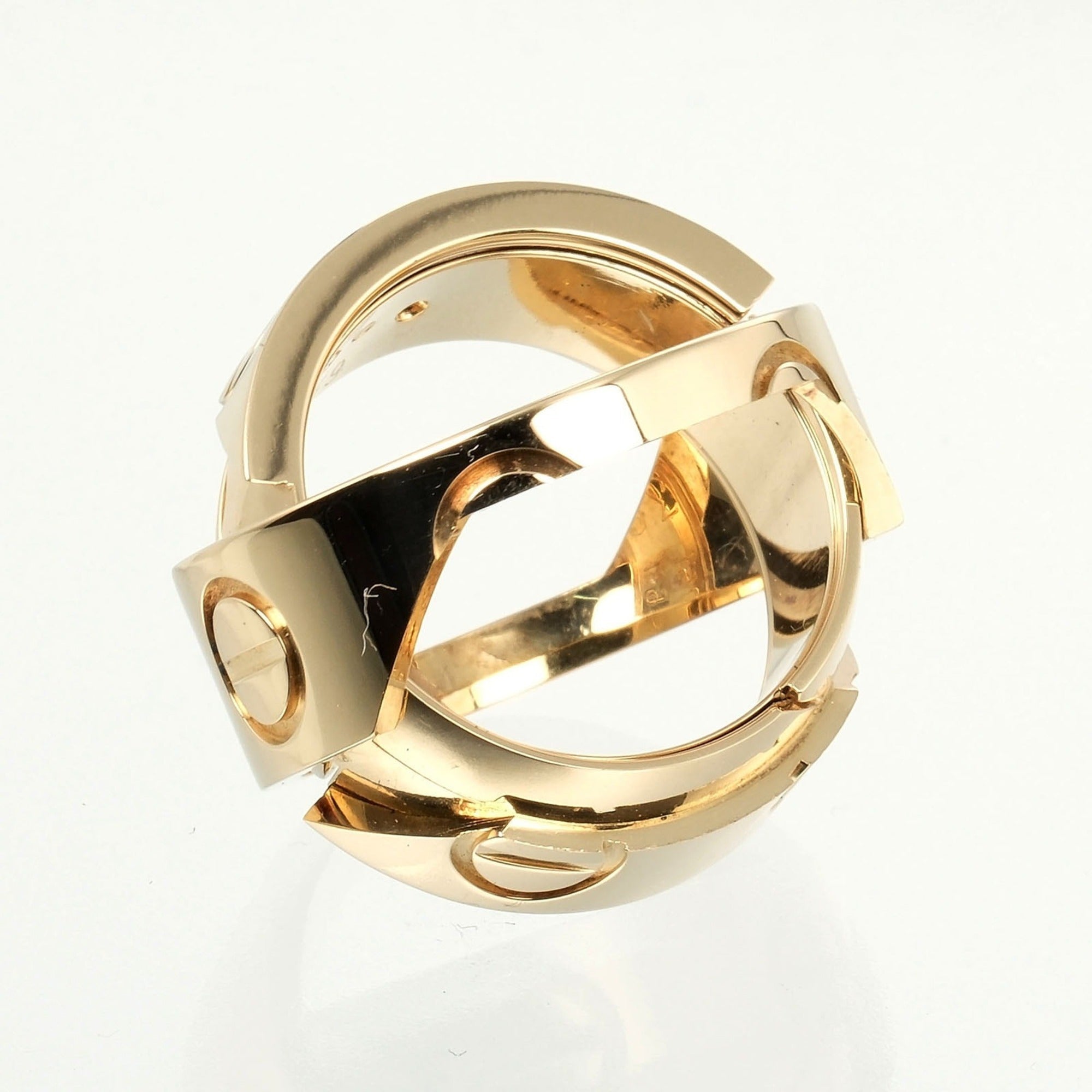 Pre-Owned Cartier Astro Love size 9 ring, K18 YG yellow gold, approx. 11.68g I132124018 (Good)