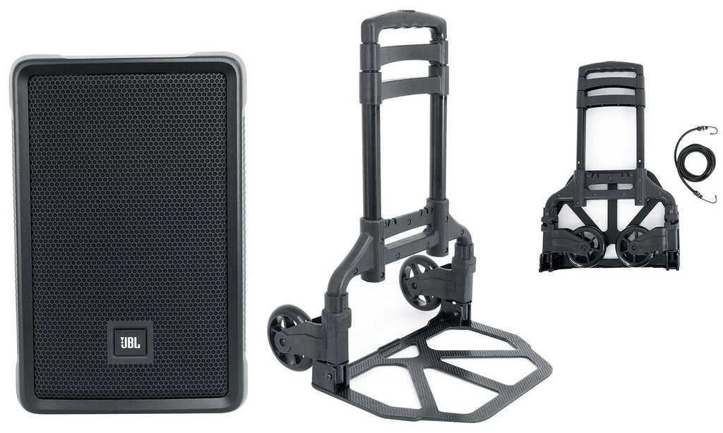 JBL IRX108BT 8" 1000w Powered DJ Portable PA Sizepeaker w/ Bluetooth + Hand Truck