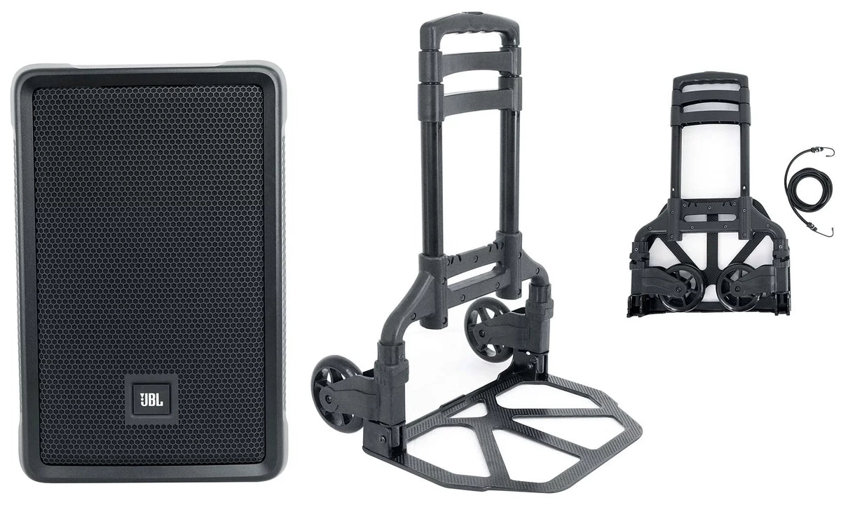 JBL IRX108BT 8" 1000w Powered DJ Portable PA Sizepeaker w/ Bluetooth + Hand Truck