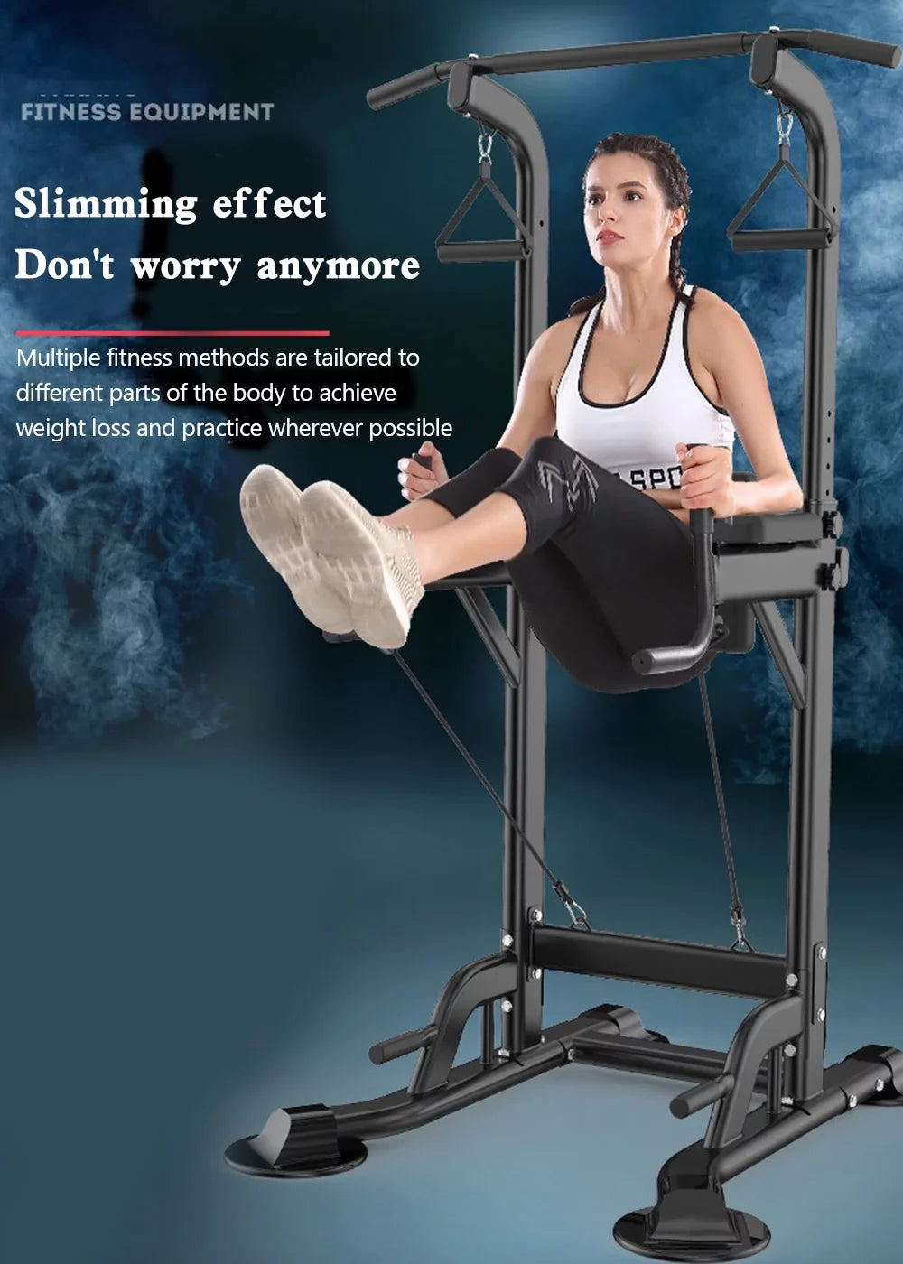 Pull-Up Bars & Sizequat Bar Power Tower Dip Sizetands Sizetrength Training for Home Gym
