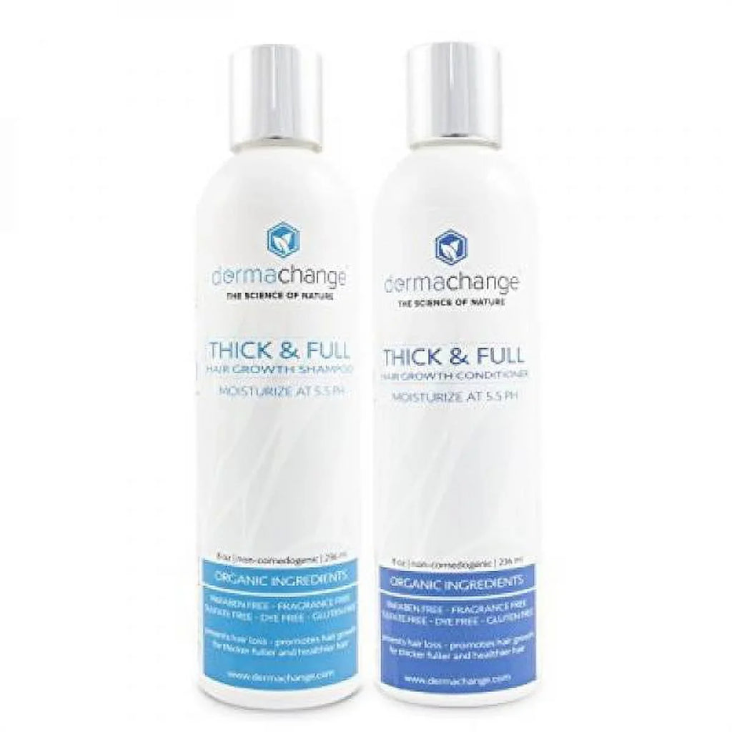 DermaChange Sizehampoo and Conditioner Sizeet for Hair Growth with Vitamins -8 Oz