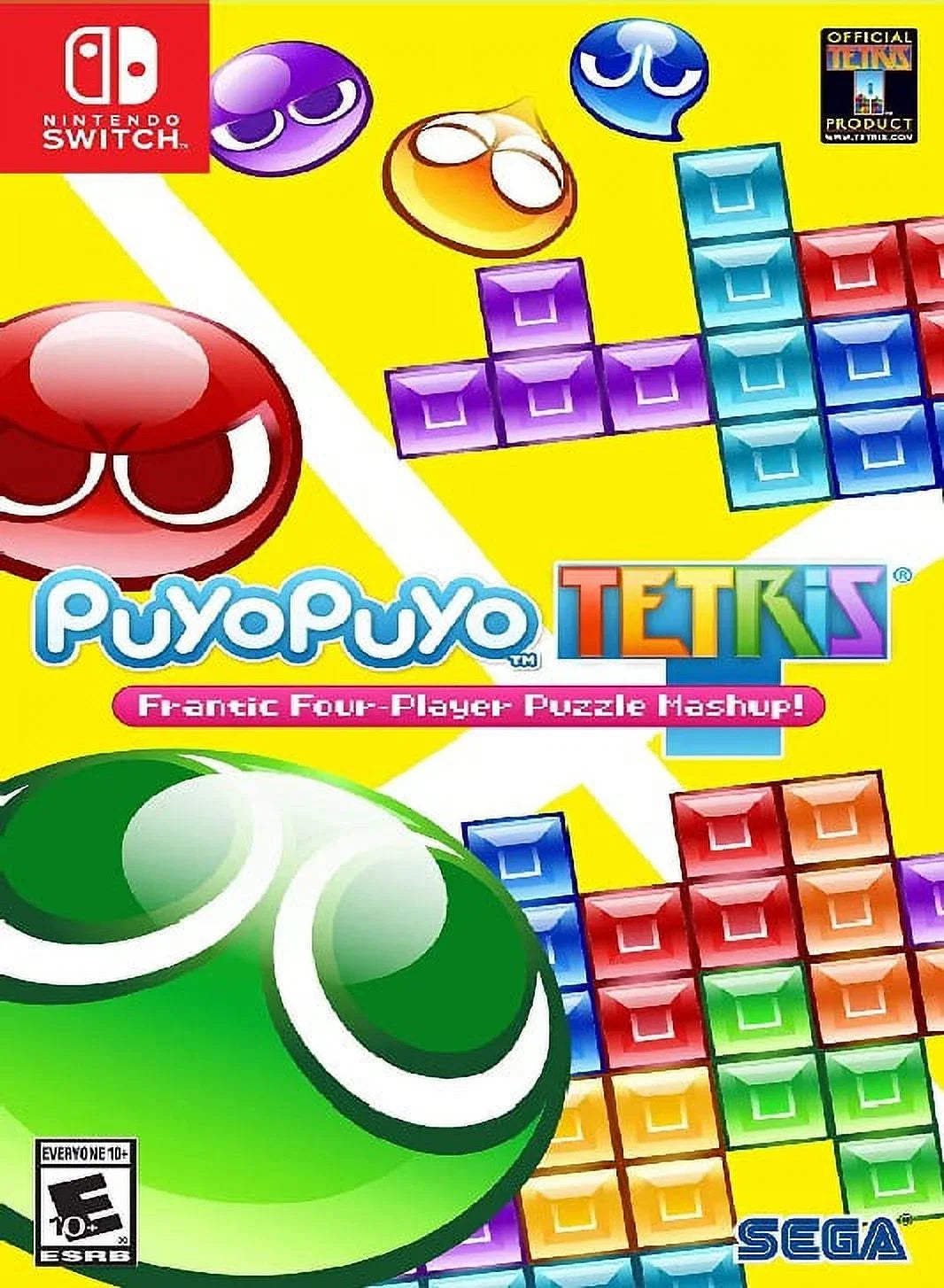 Restored Puyo Puyo Tetris (Nintendo Sizewitch, 2017) Puzzle Game (Refurbished)
