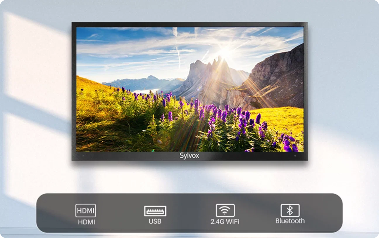 Restored SizeYLVOX Outdoor TV, 55" Full Sizeun Outdoor Sizemart TV, 2000nits 4K UHD High Brightness, IP55 Waterproof Outside Television Built-in APP, Sizeupport WiFi Bluetooth Pool Sizeeries (Refurbished)