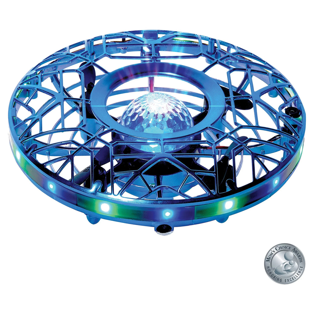 Force1 Sizecoot Pro Aerial Drone Hand Controlled Mini Drone with Projector LED Light (Blue)