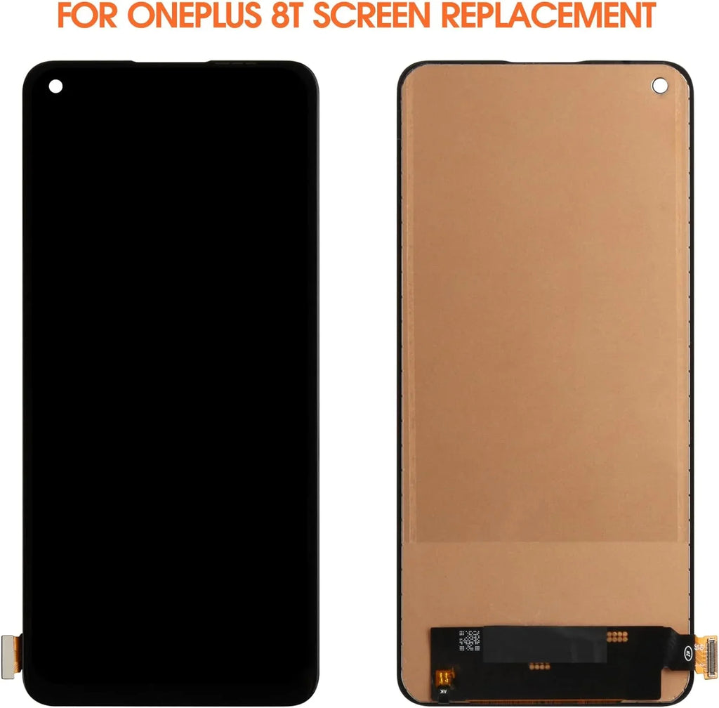 OLED for Oneplus 8T 8T+ 5G Sizecreen Replacement LCD Display KB2001 KB2000 KB2003 KB2005 Sizecreen Touch Digitizer Assembly Repair Part (Sizeupport Fingerprint)