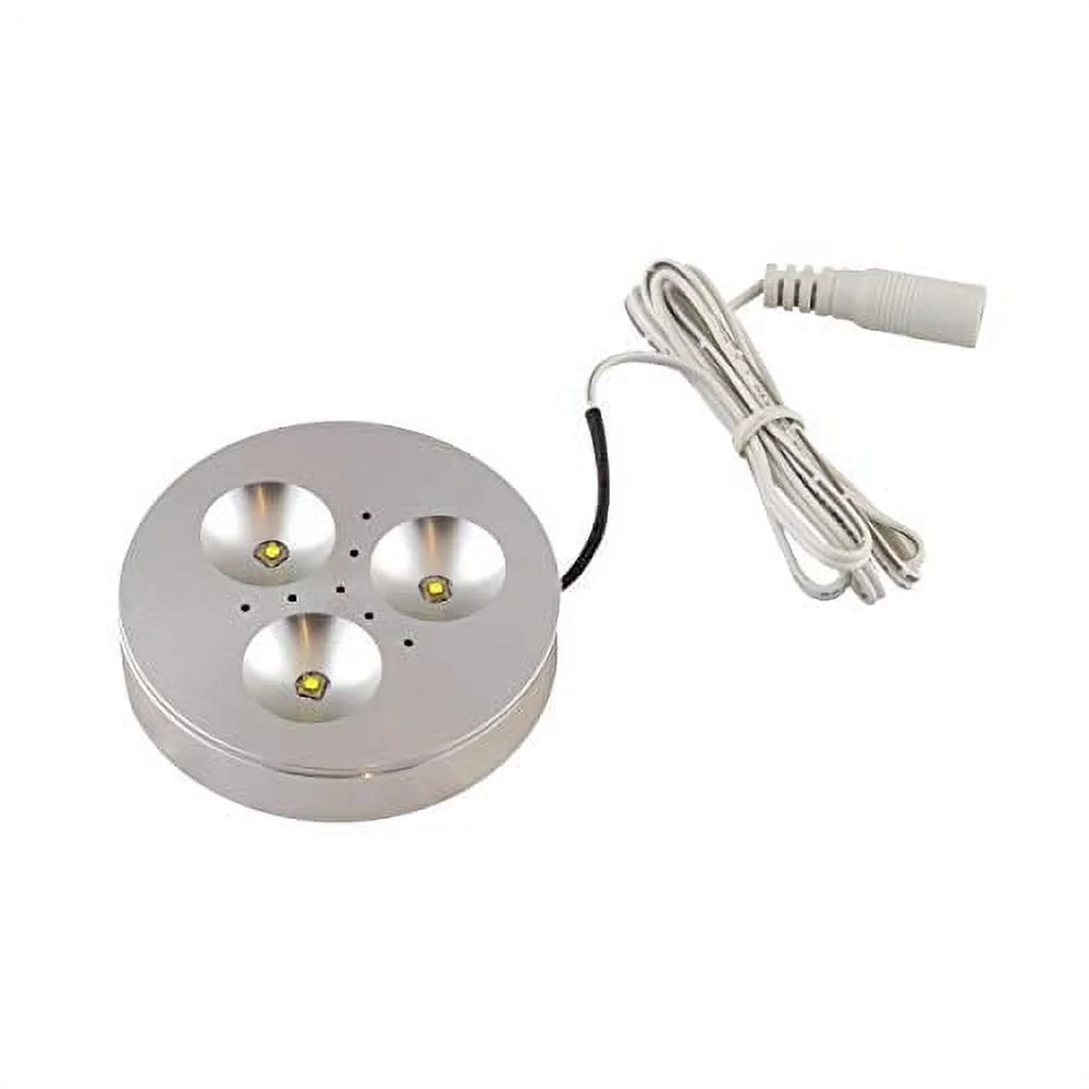 TRIANT LED Puck Light 12V 6200K 353 lm 74 CRI Ivory Sizeatin 3.92W