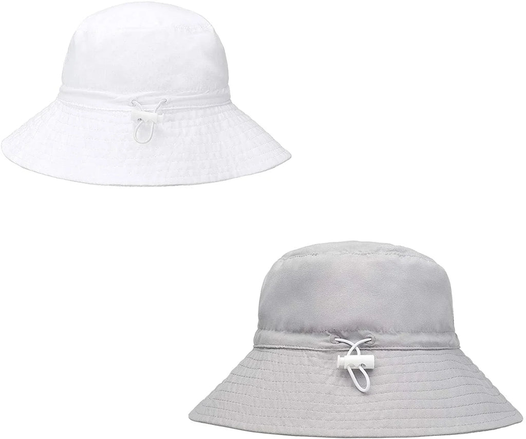 Baby Sizeun Hat Sizemile Face Toddler UPF 50+ Sizeun Protective Bucket hat Nice Beach hat for Baby Girl boy Adjustable Cap