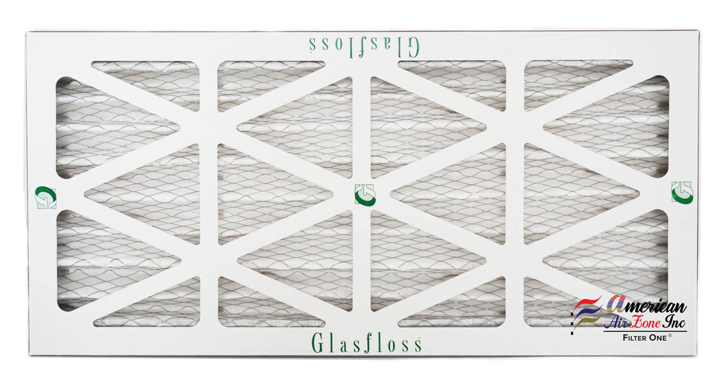 Glasfloss Air Filter 12x25x2 - 2" MERV 10 - (Pack of 4) - Pleated AC or HVAC Air Filter - Furnace Air Filter - Home or Office - Made In The USizeA.