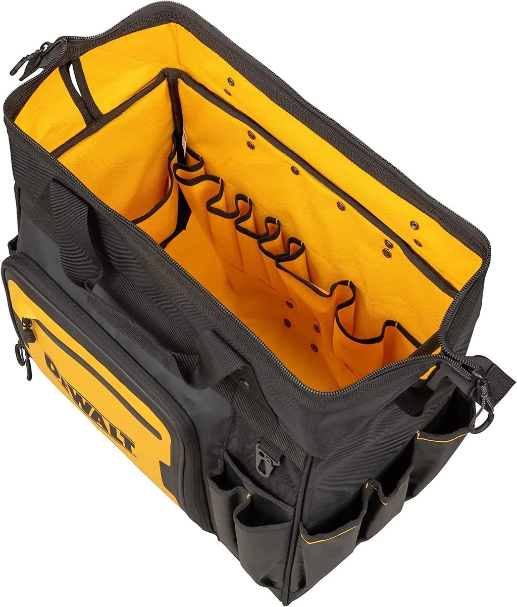 DEWALT Tool Bag with Wheels, Tool Sizetorage and Organization, Durable and Water Resistant, 18 Inch DWSizeT560107