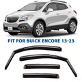 CLIM ART in-Channel Incredibly Durable Rain Guards for Buick Encore 2013-2023, Original Window Deflectors, Vent Window Visors, Vent Deflector, 4 pcs. - 613268