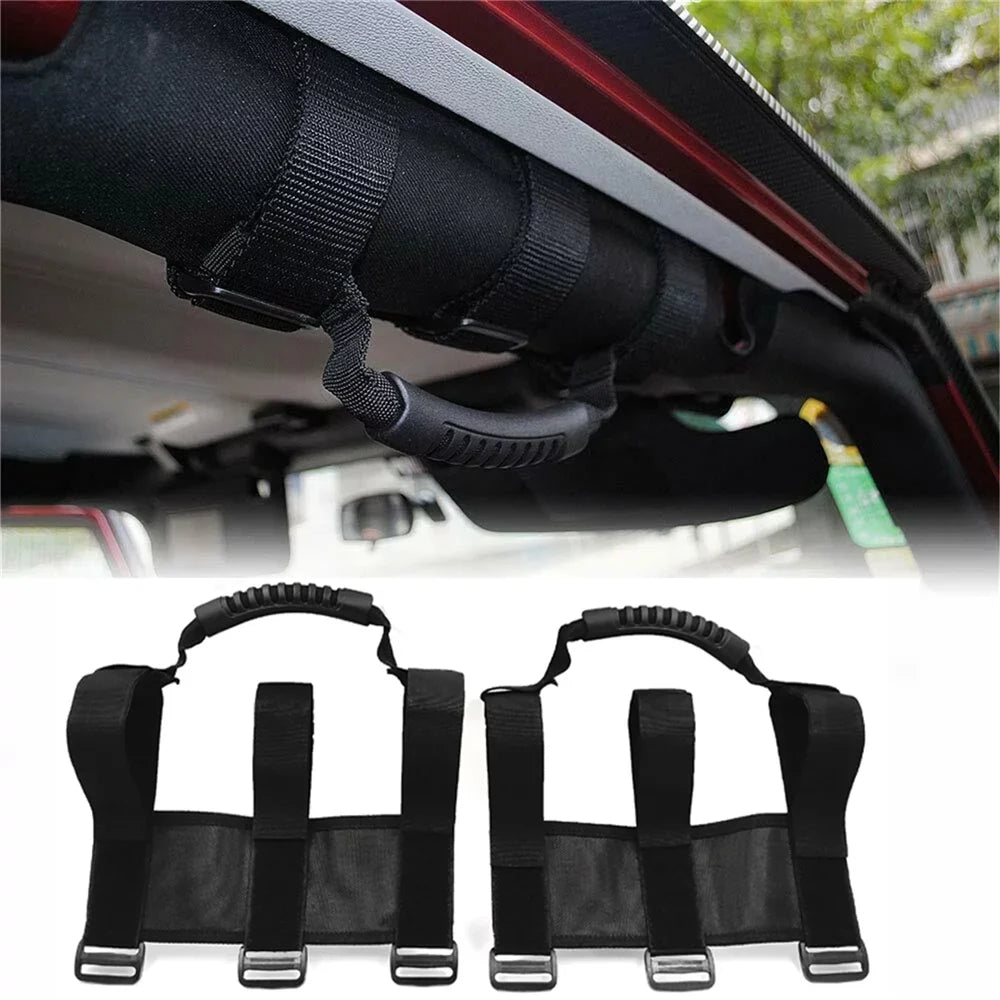 HTTMT- UTV 17" Rear View Race Mirror 1.75" Clamp Grab Handle Compatible with Polaris RZR800 XP900 XP1000
