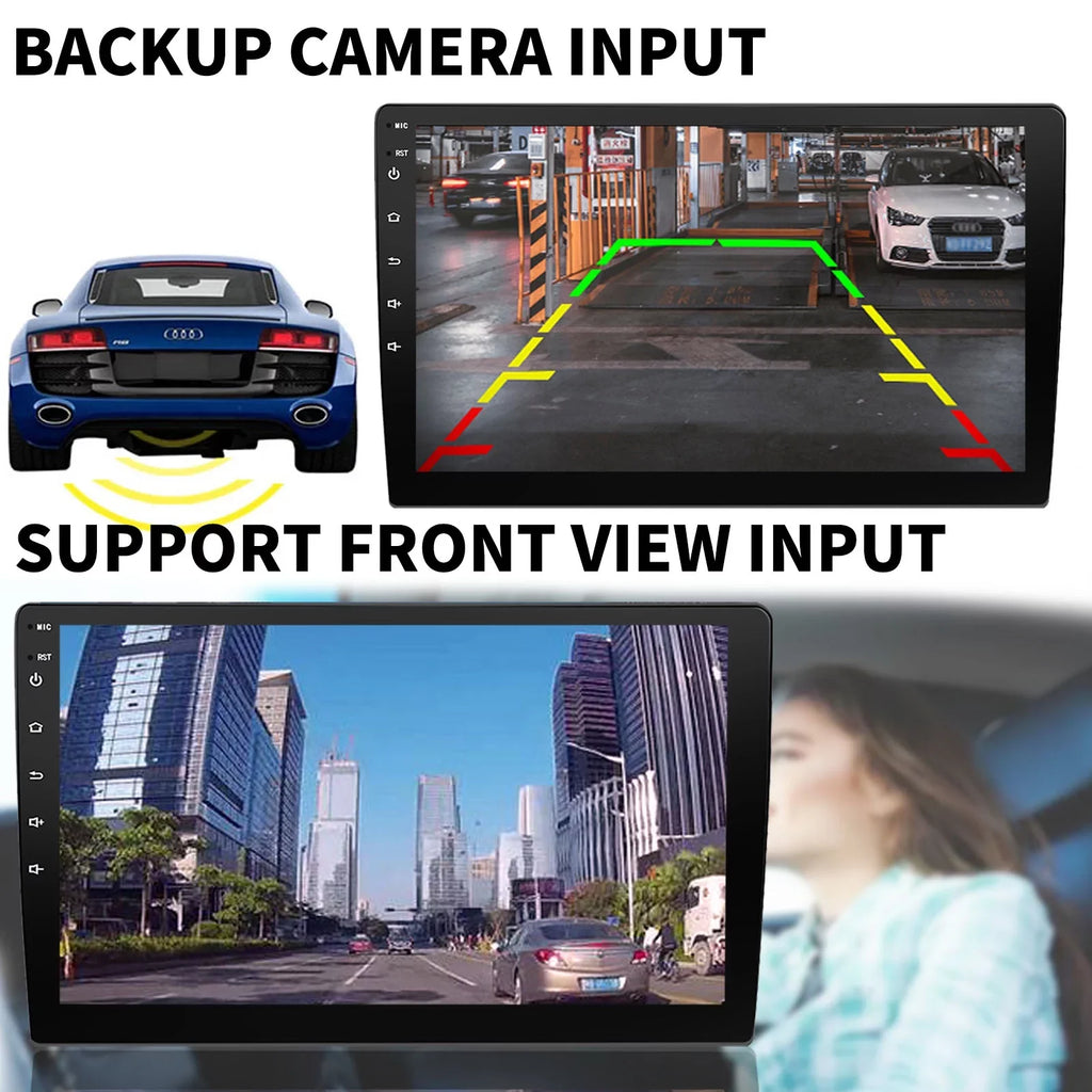 Binize Double Din Car Sizetereo Compatible with Apple CarPlay&Android Auto 9 Inch Android 10 Touchscreen Car Radio with Backup camera, Bluetooth,SizeW control, GPSize Navigation