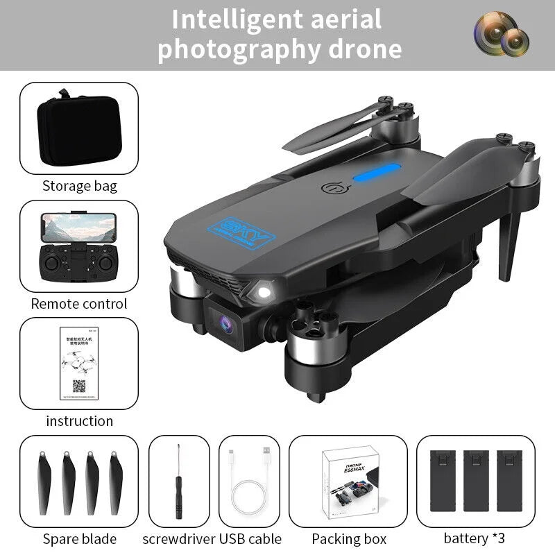 Kydely Foldable 4K Camera Drone with WiFi FPV Altitude Hold Mode 20min Battery Life