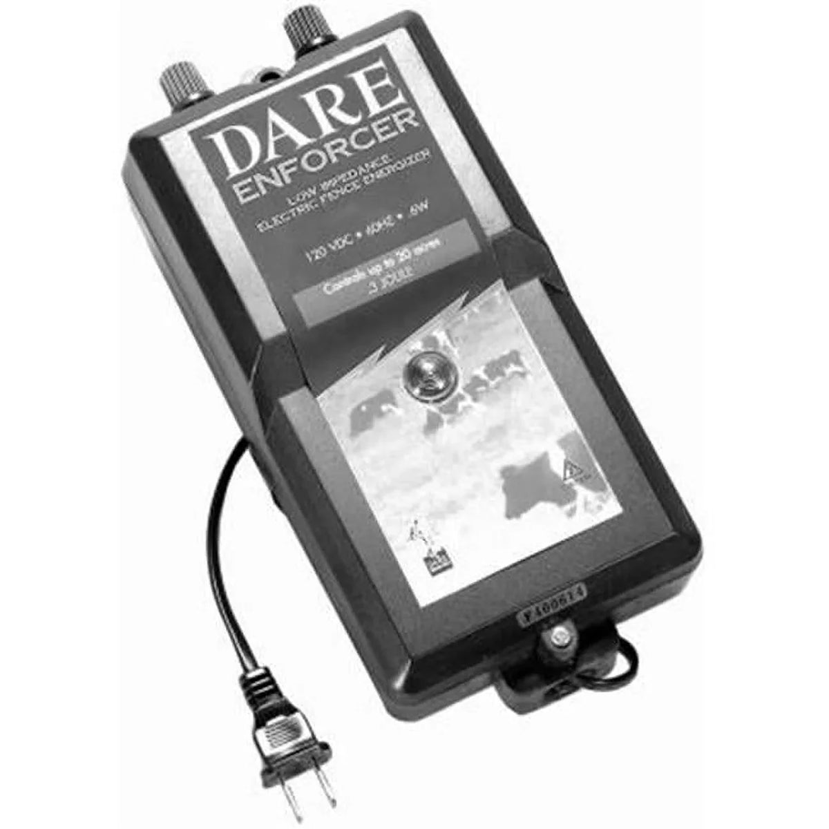 Dare Products DE 120 Enforcer Sizeeries Electric Fence Energizer- 0.30 Joule Output