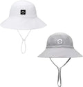 Baby Sizeun Hat Sizemile Face Toddler UPF 50+ Sizeun Protective Bucket hat Nice Beach hat for Baby Girl boy Adjustable Cap