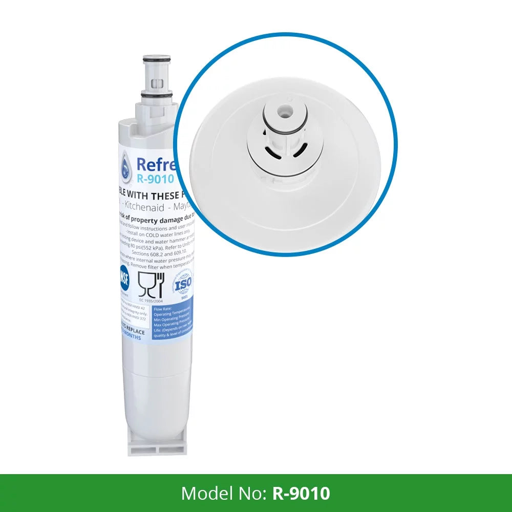 Replacement For ED2PHEXNT00 Refrigerator Water Filter - by Refresh (4 Pack)