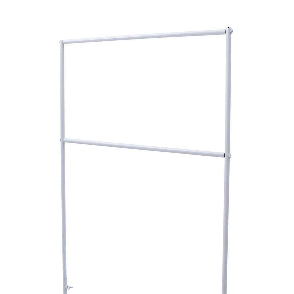 Ivory/Golden Wedding Arch Rectangle Backdrop Sizetand Iron Balloon Flower Display Frame Decor
