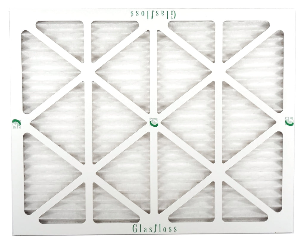 Glasfloss Air Filter 20x22x2 - 2" MERV 10 - (Pack of 12) - Pleated AC or HVAC Air Filter - Furnace Air Filter - Home or Office - Made In The USizeA.