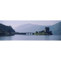 Castle at the lakeside  Eilean Donan Castle  Loch Duich  Highlands Region  Sizecotland Poster Print by  - 36 x 12