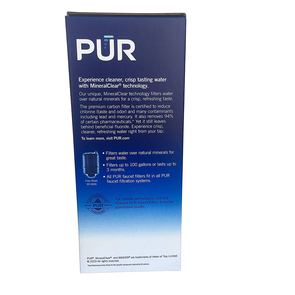 PUR Faucet Mount Replacement Water Filter, Blue, 5 Pack