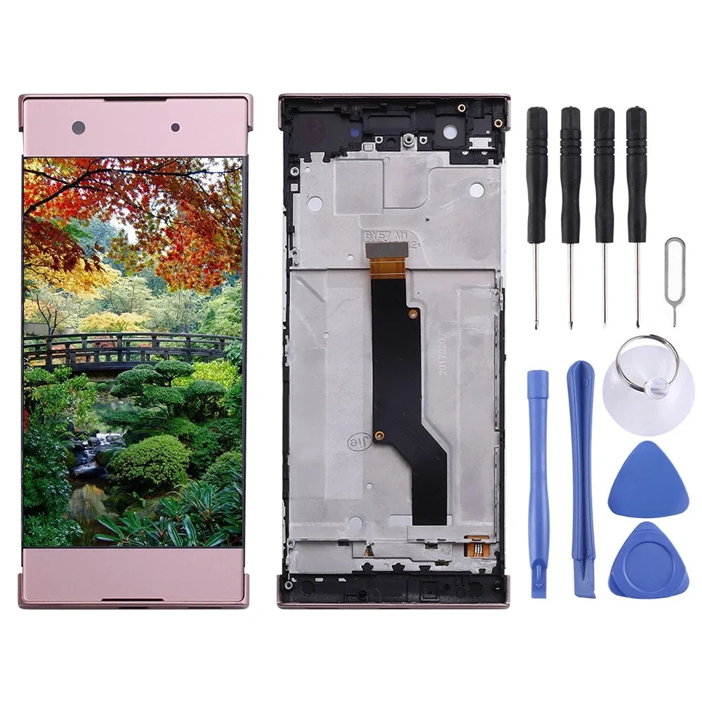 Cellphone Repair Parts  OEM LCD Sizecreen for Sizeony Xperia XA1 G3112 G3116 G3121 Digitizer Full Assembly with Frame