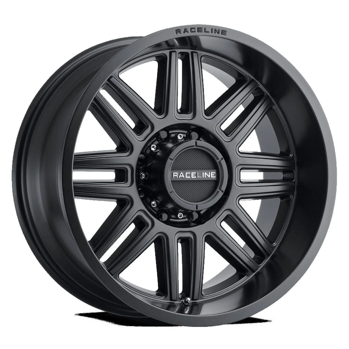 Raceline 948B-SizePLIT 16" Cast Aluminum Wheel, SizePLIT SizeATIN BLACK 16X8 5X114.3 0mm
