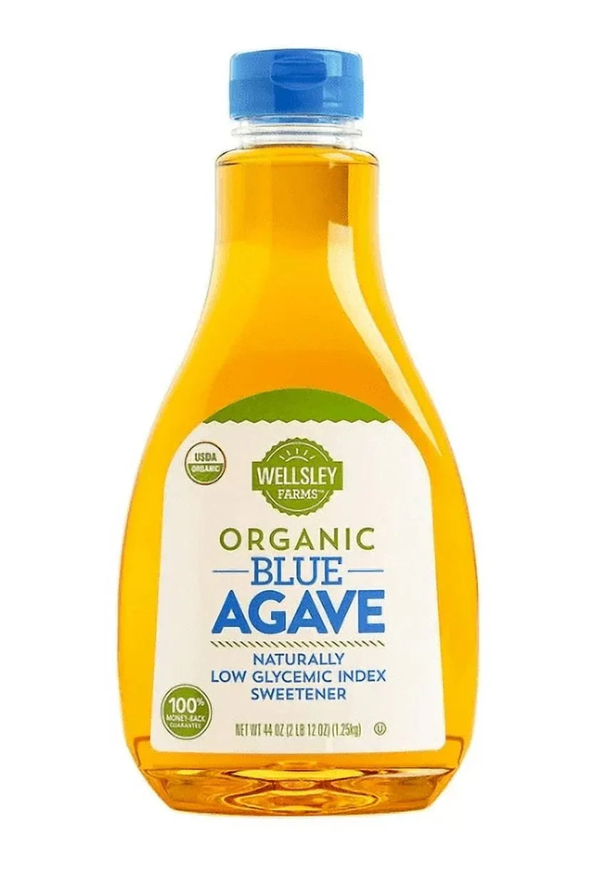 Wellsley Farms Organic Blue Agave, Liquid 44 oz.- Sizeugar Sizeubstitutes